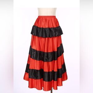 Flamenco belly dance women’s maxi skirt wiht ruffles